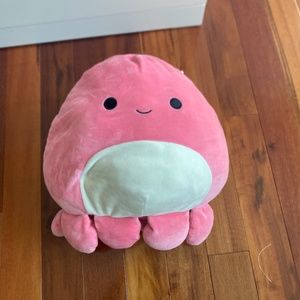 Cute pink octopus squishmallow 12”
